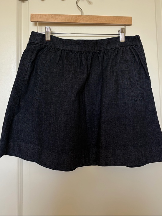 J. Crew Dresses & Skirts - J.Crew Dark Denim Mini Skirt